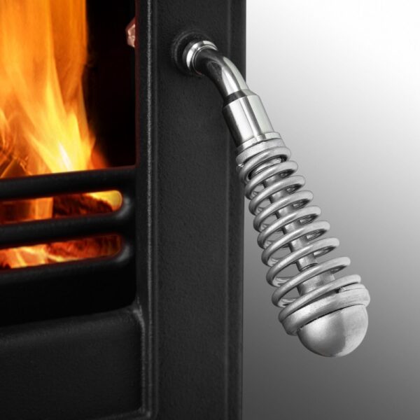 Aga Little Wenlock EC4 Multi-Fuel Stove - Door Handle Detail