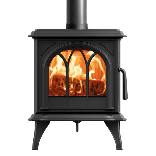 Stovax Huntingdon 20 with Tracery Door - Cutout