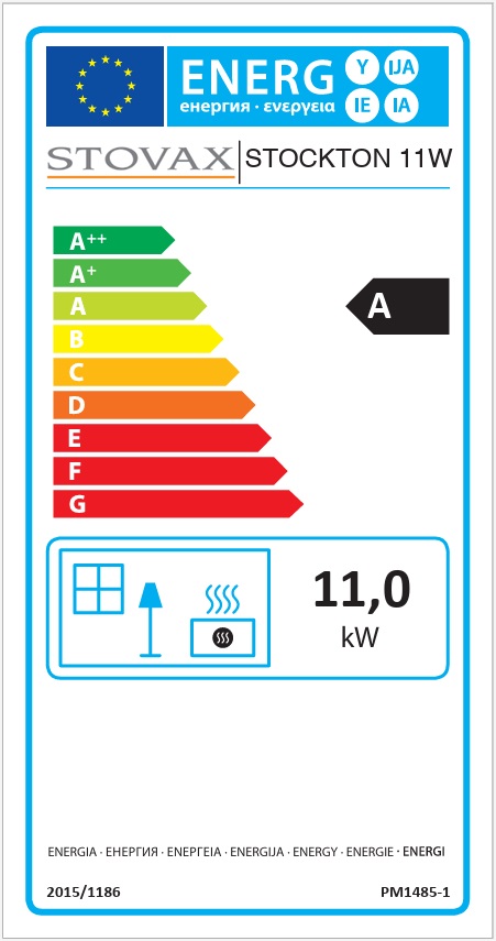 Stovax Stockton 11 Wood-Burning Stove Energy Label