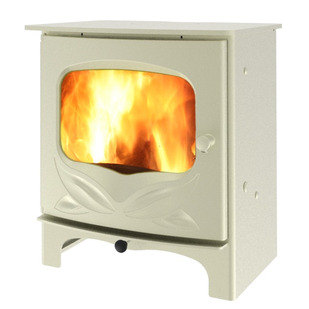Charnwood Bembridge wood-burning stove in partnership with Country Living - Almond Cutout