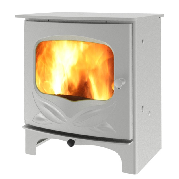 Charnwood Bembridge wood-burning stove in partnership with Country Living - French Grey Cutout