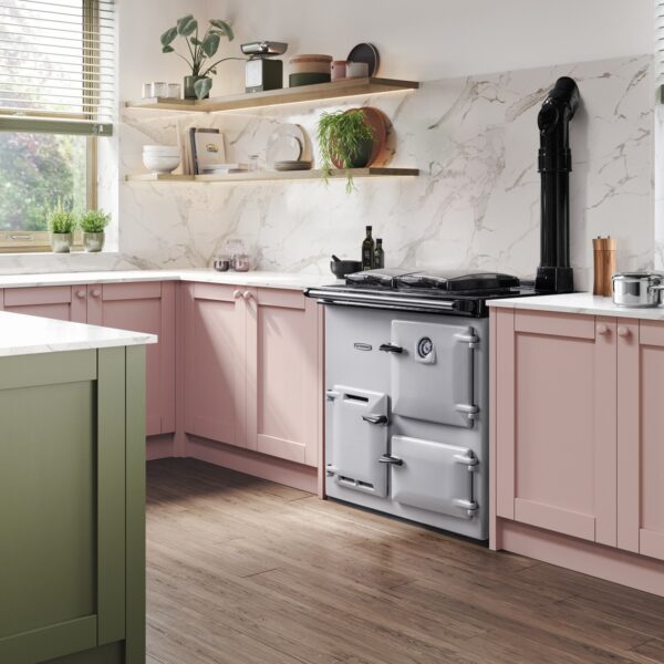 Rayburn 300 Series - Oil - 308K in Pearl Ashes - Kitchen Roomset Lifestyle Image