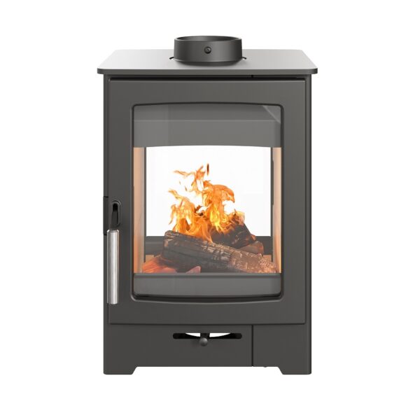 Parkray Aspect 4 ECO Double Sided wood burning stove - Cutout