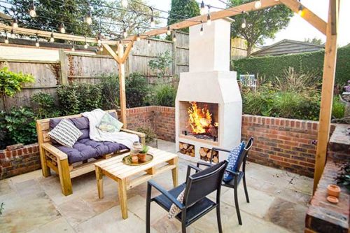 Schiedel Isokern Outdoor Fireplace Garden 950