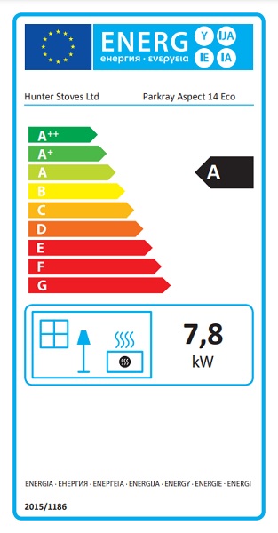 Parkray Aspect 14 Energy Label