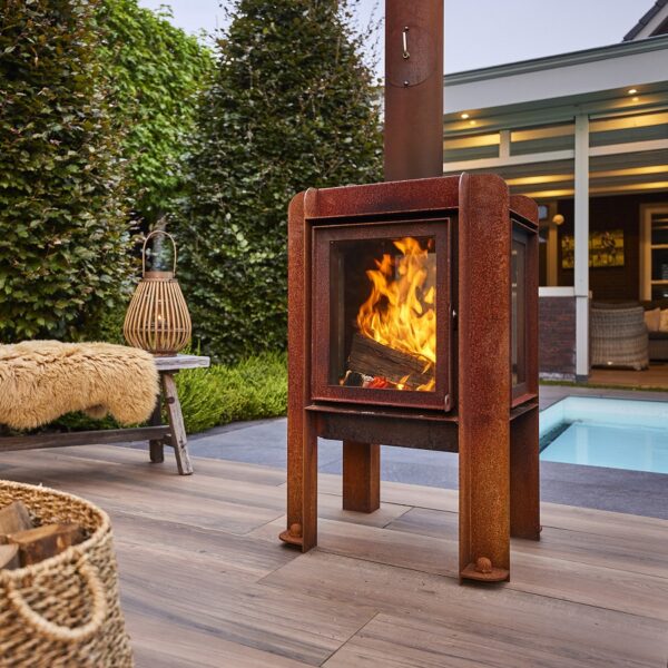 RB73 Fennek 50 Outdoor Stove - Wood burning firepits, chimenea and outdoor stoves in Devon and the South West