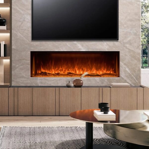 Hunter Electric EF72 Inset Fire. Large modern electric fire from the Hunter Stoves Group.