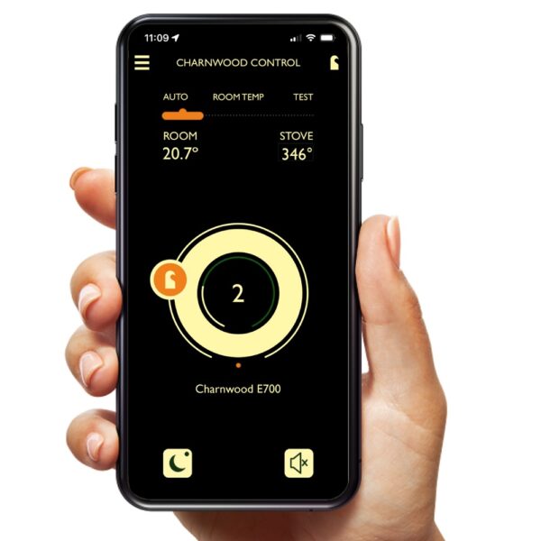 Charnwood Control App - Mobile phone controls for Charnwood Skye E700 stove