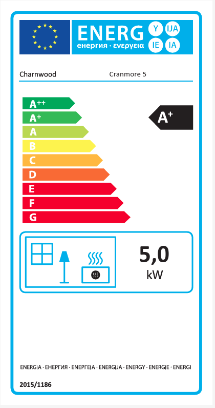 Charnwood Cranmore 5 Energy Label