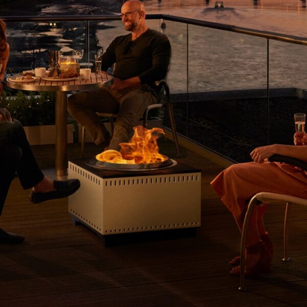 Chesneys Standard Smokeless Fire Pit in Portland - Lifestyle Image