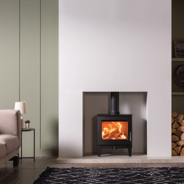 Stovax Futura 5 Wood and Multi-Fuel Stove - Lifestyle Roomset 2