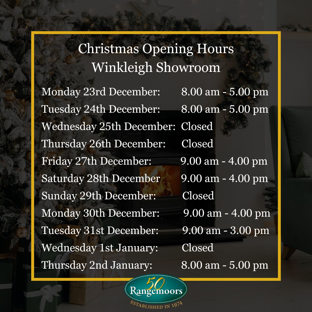 Rangemoors Winkleigh Christmas Opening Hours 2025