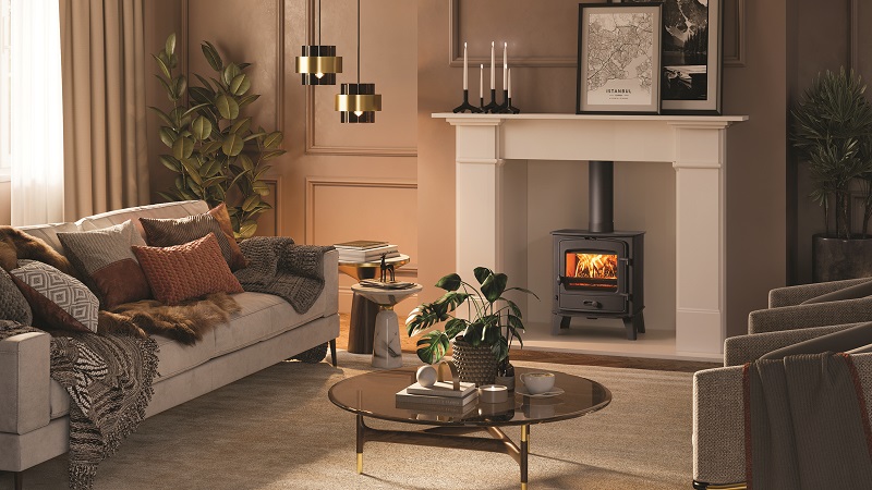 Stovax County 5 Multifuel Stove - Landscape Lifestyle Image