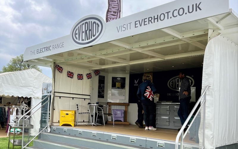 Everhot Show Trailer - Image taken at Badminton Horse Trials 2025