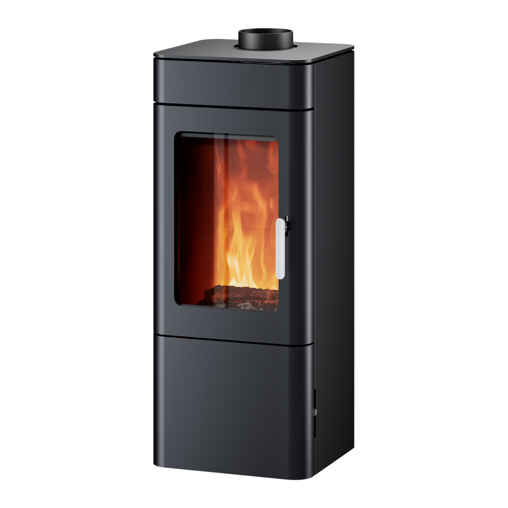 Blaze Spirit 06 X Wood Burning Stove in Anthracite - Cutout